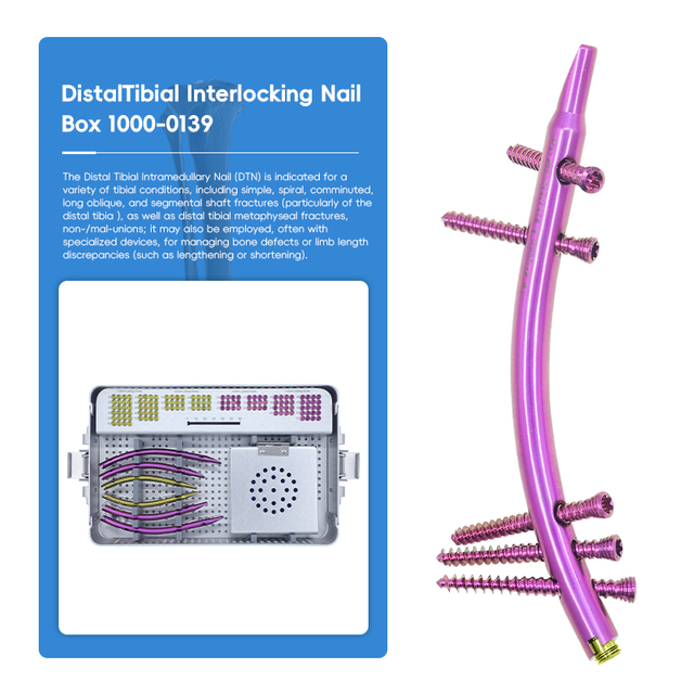 Distal Tibial Intramedullary Nail (DTN) Instrument Box 1000-0139