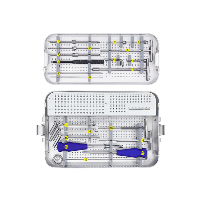 3.5/4.0/4.5mm Cannulated Screw Instrument Set 4200-16
