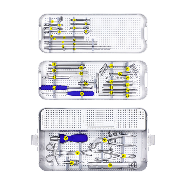 Small Fragment Locking Plate Instrument Set (AO)