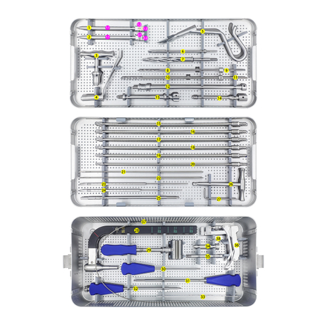 Hindfoot Fusion Ankle Nail Instrument Set